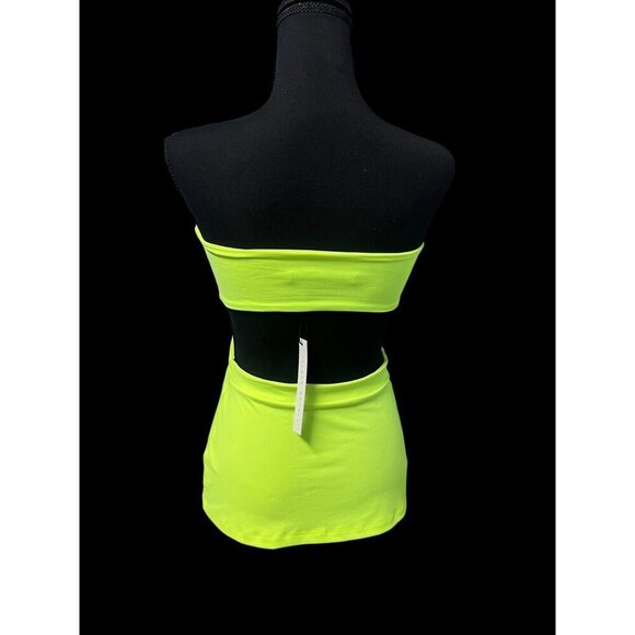 Susana Monaco Neon Green Sleeveless Halter Top, Summer, Vacation, RESORT - Picture 5 of 8